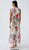 92857 Pink Green Floral Dress