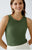 88608 Shaded Moss Jersey Rib Top
