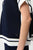 261941 Navy V-Neck Top