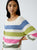 93522 White Multi Pullover