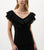 262089 Black Ruffle Top
