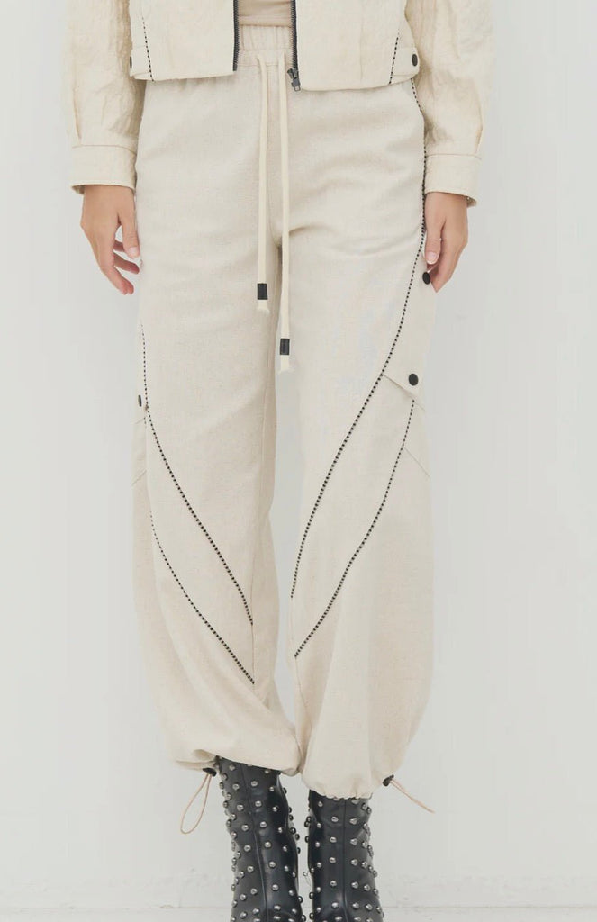 8733 Cerise Bone Trouser