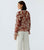 97232 Red White Boho Blouse