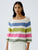 93522 White Multi Pullover