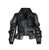 8622 Bitta Black Moto Jacket