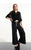 261634 Black Zipped Knit Sweater