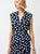 261250 Polka Dot V-Neck Top