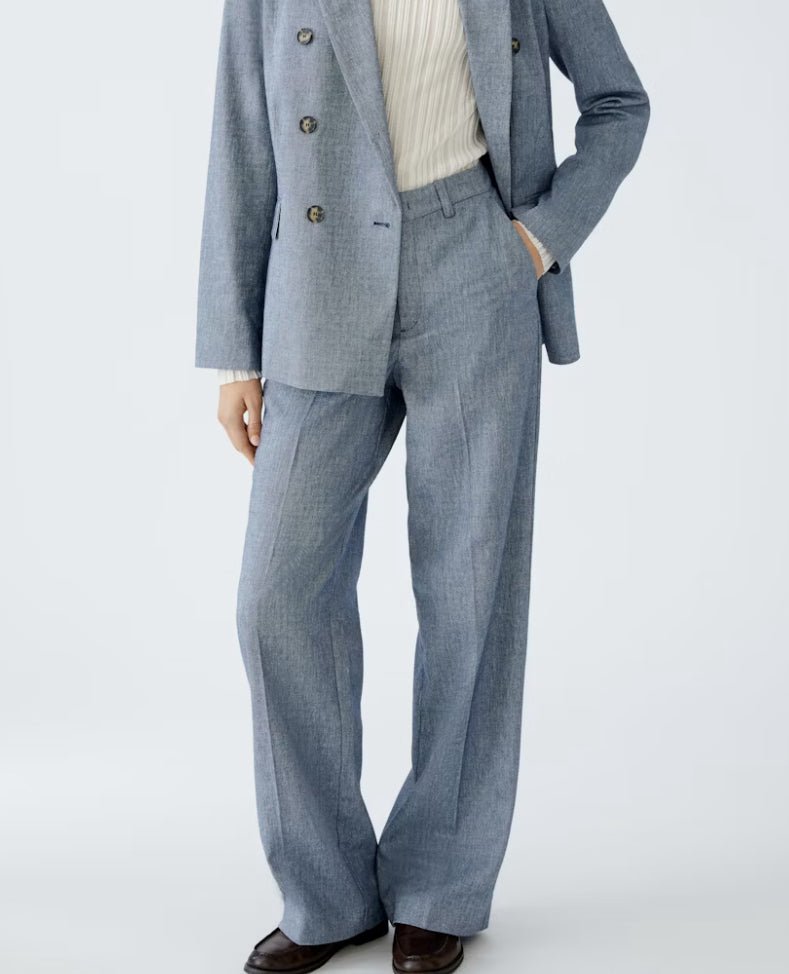 91740 Blue Suit Trouser