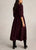 444295 Lucy Dark Plum Cord Dress