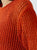 97416 Orange Mesh knit Top