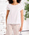 S26169 White Back Button Top