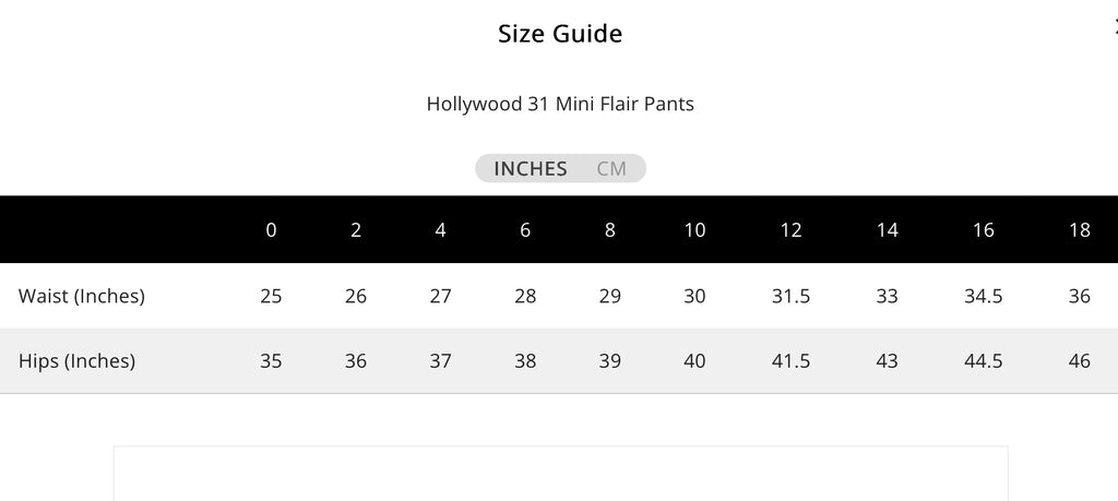 25-997 Hollywood Black Trouser