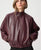 263971 Burgundy Leatherette Jacket