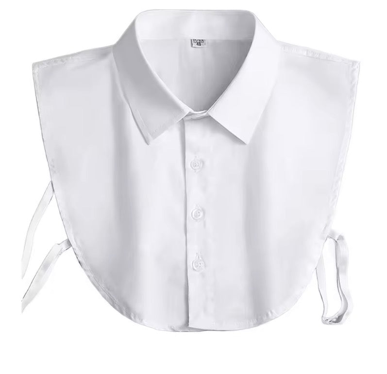 Dickie Collar White Polyester