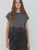 8754 Cece Black Striped Top