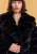 FMPCT79A Black Faux Fur Coat