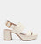 Camera Eggshell Leather Sandal