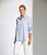 S25120 Blue White Stripe Shirt