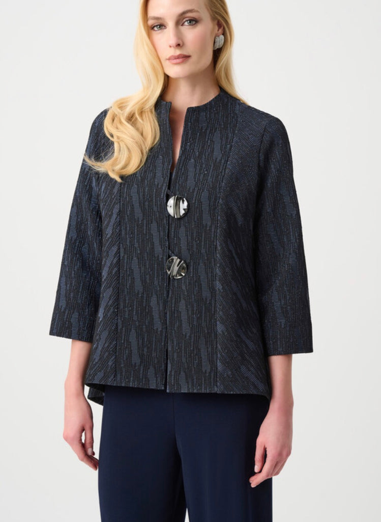 263725 Navy Texture Jacket