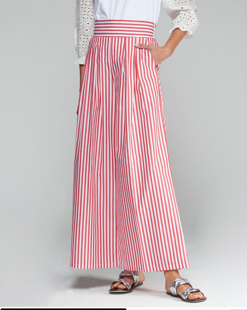 32501 Marian Red White Trouser
