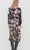 8912 Elena Burgundy Mix Dress
