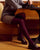 4107 Plum 50D Intense Opaque Tights