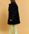 FMPCT79A Black Faux Fur Coat