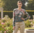 96666 Khaki Red Reversible Pullover