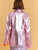 SUBJ45A Pink Metallic Vegan Blazer