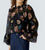 96718 Black Floral Blouse