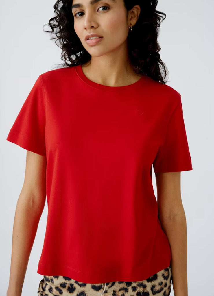92556 Red  Oversized T-Shirt