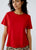 92556 Red  Oversized T-Shirt
