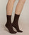 6700 Chocolate Roll Top Wool Socks