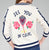32358 Intarsia Tennis Knit Cardigan
