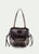 BI243527 Pewter Metallic Tote Bag