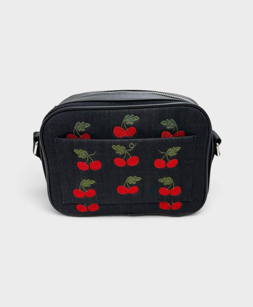 Ana Black/Cherries Handbag