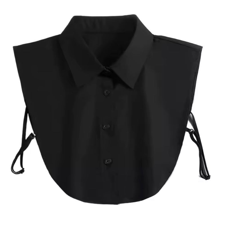 Dickie Collar Black Polyester