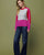 80816 Pink/Red Cashmere Sweater