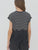 8754 Cece Black Striped Top