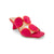 12601 Pink & Orange Retro Suede Mule