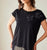 S26180 Black Flower Top