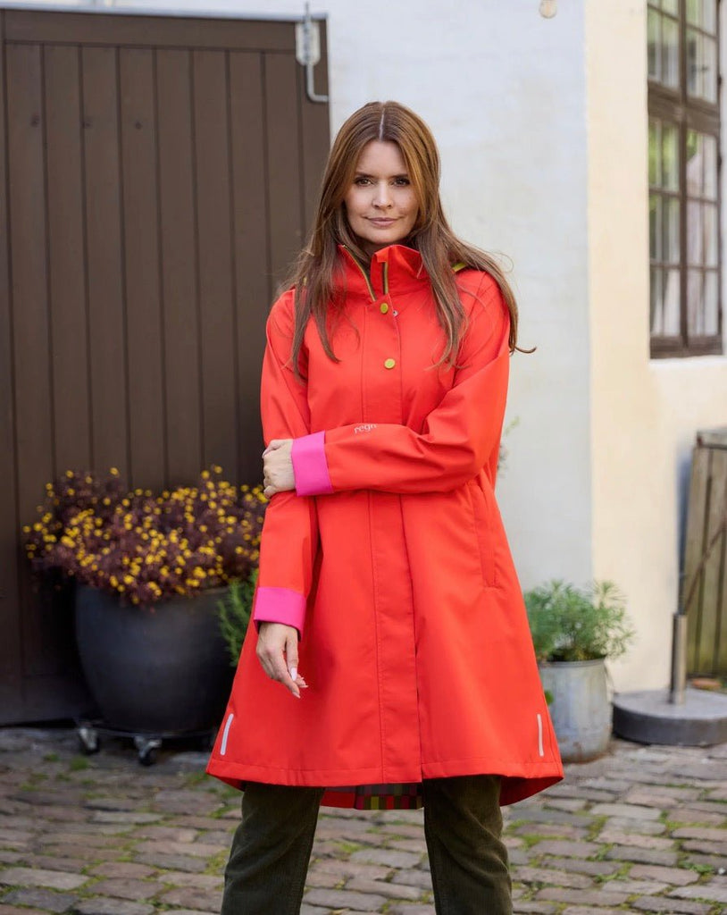 Julia Red WATERPROOF Raincoat
