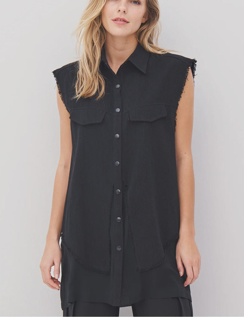 Anina Black Vest