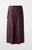 94517 Berry Vegan Leather Wrap Skirt