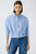 89888 Blue/White Stripe Blouse