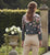 96666 Khaki Red Reversible Pullover