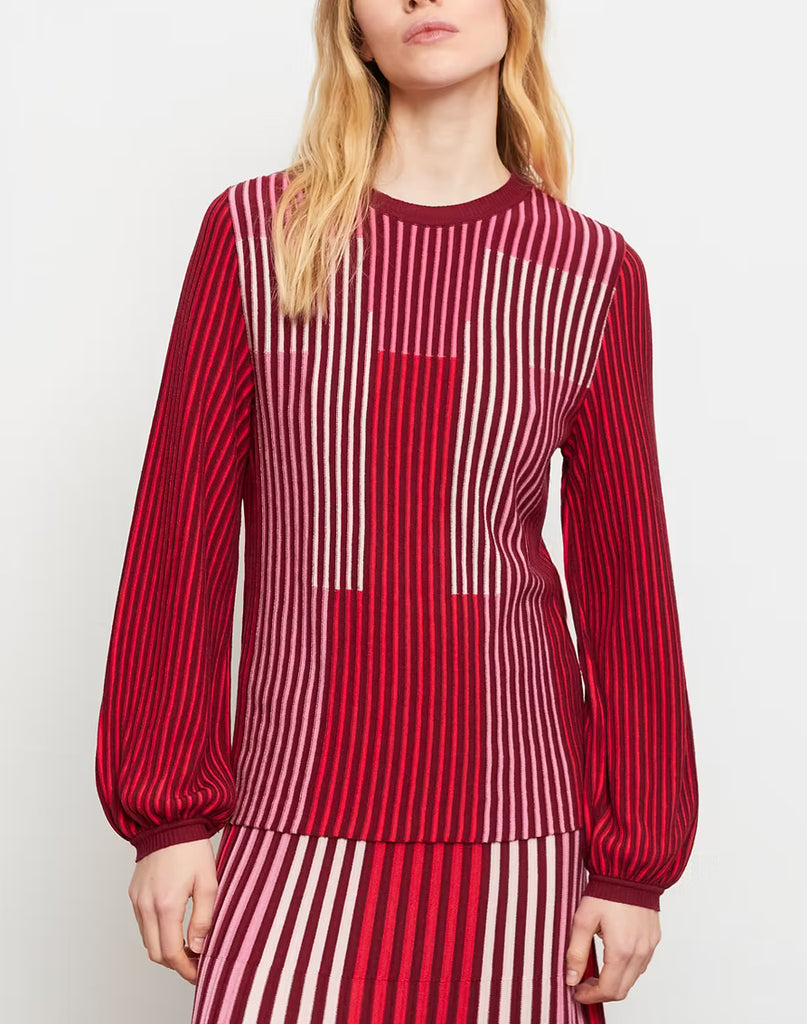 80488 Logan Mix Red Sweater