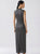 100039 Silver Black Glitter Dress