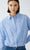 89888 Blue/White Stripe Blouse