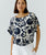 97402 Blue Print Blouse